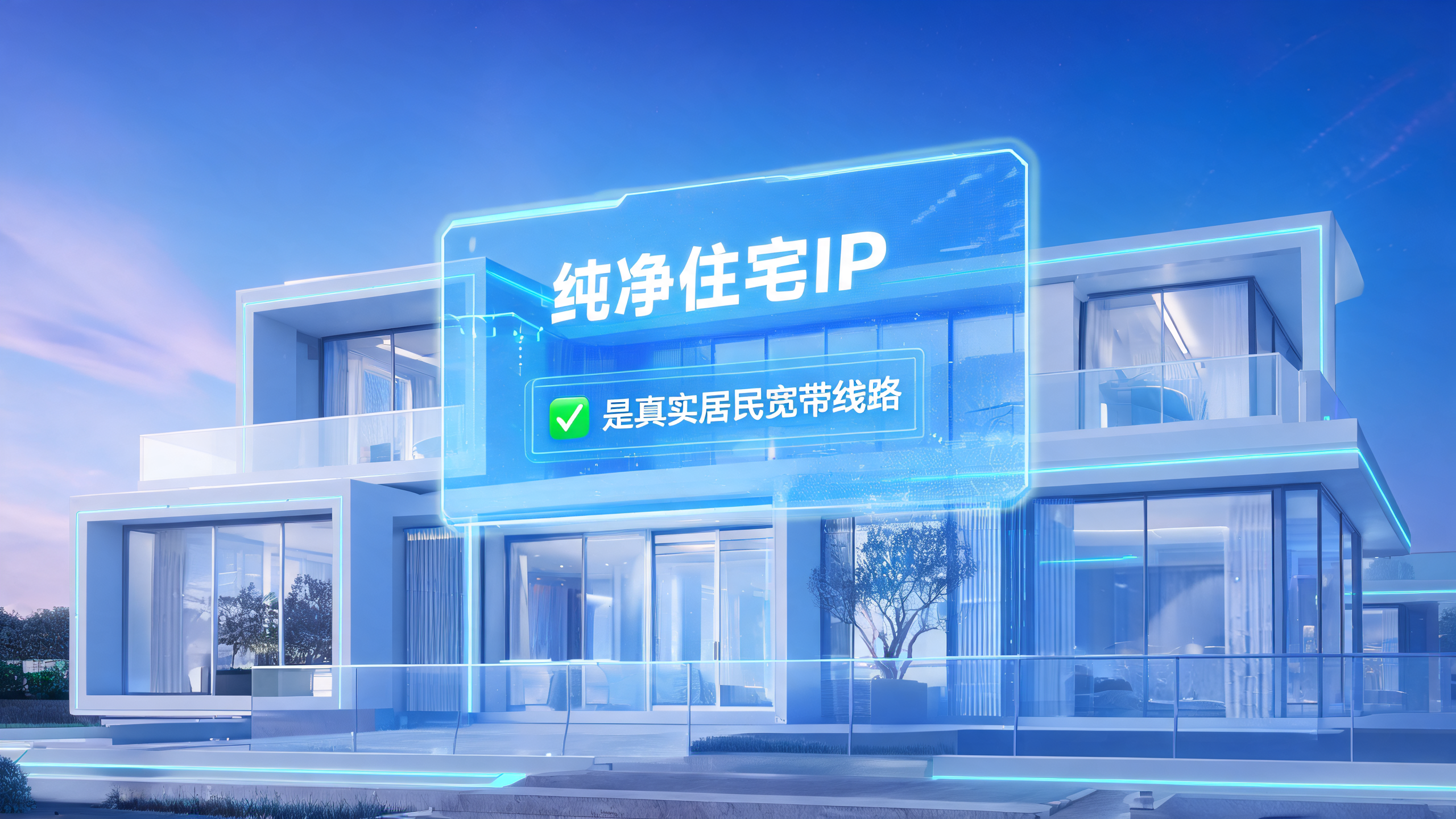 纯净住宅IP是真实居民宽带线路吗？